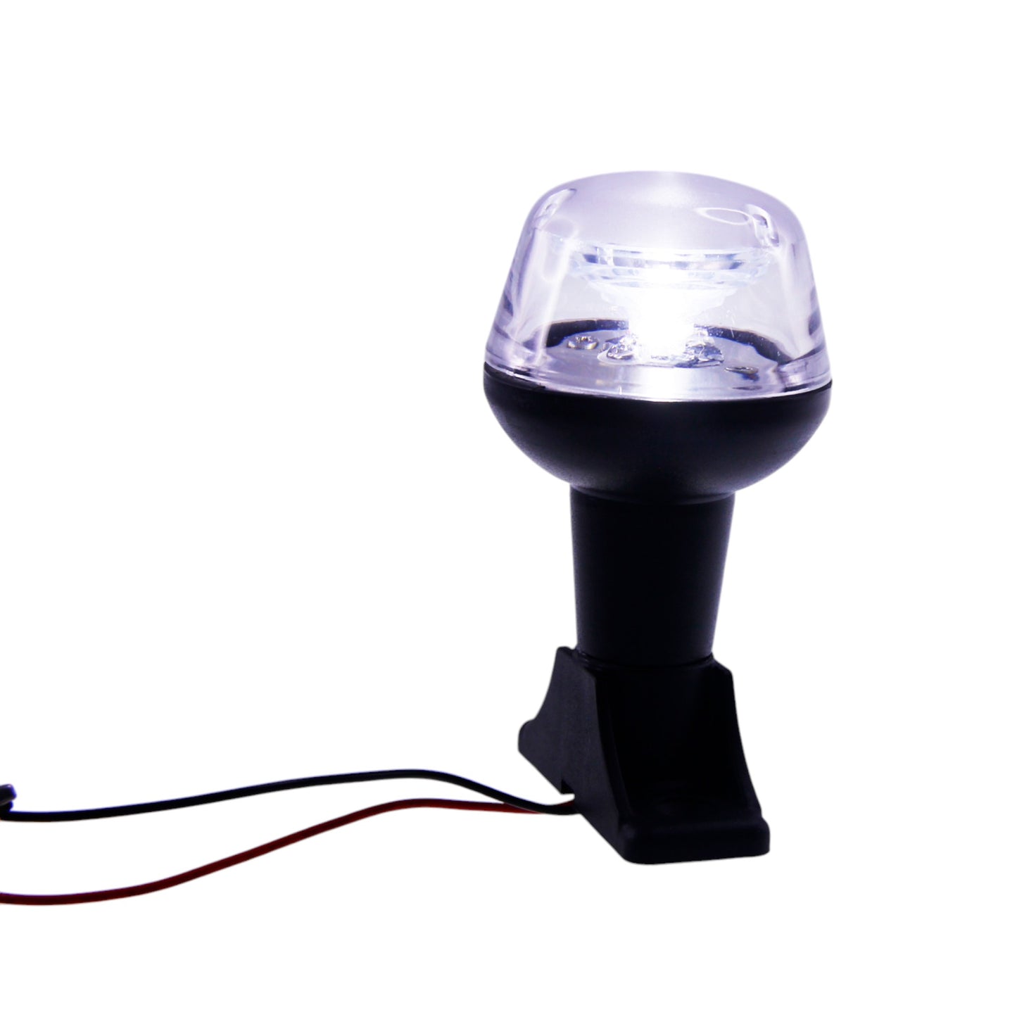 Pactrade Marine 4 1/4'' All-Round White LED Stern Anchor Light S.S. Pole 36LM