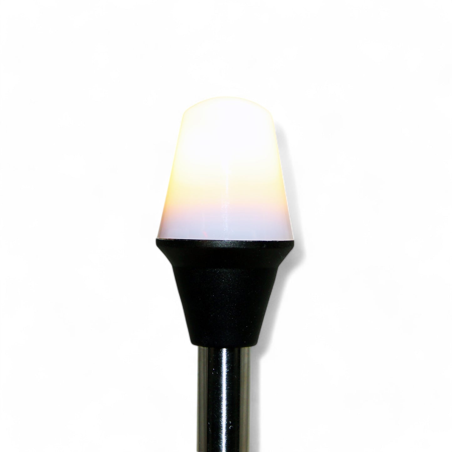 Pactrade Marine 12V Marine Boat Yacht Pontoon Navigation Anchor Light 360 Degrees All Around White Color Splashproof Black Housing
