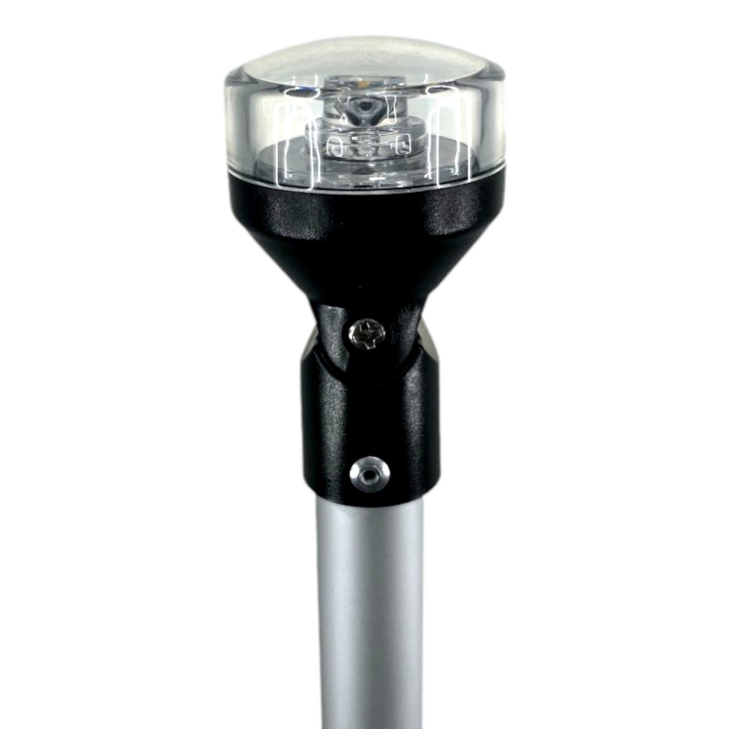 Pactrade Marine Boat Nature White LED All Round Navigation Pole 10-30V 1W 2NM CE RoHS SS Approved IP:65 120LM Locking Collar Plug-In Light (23")