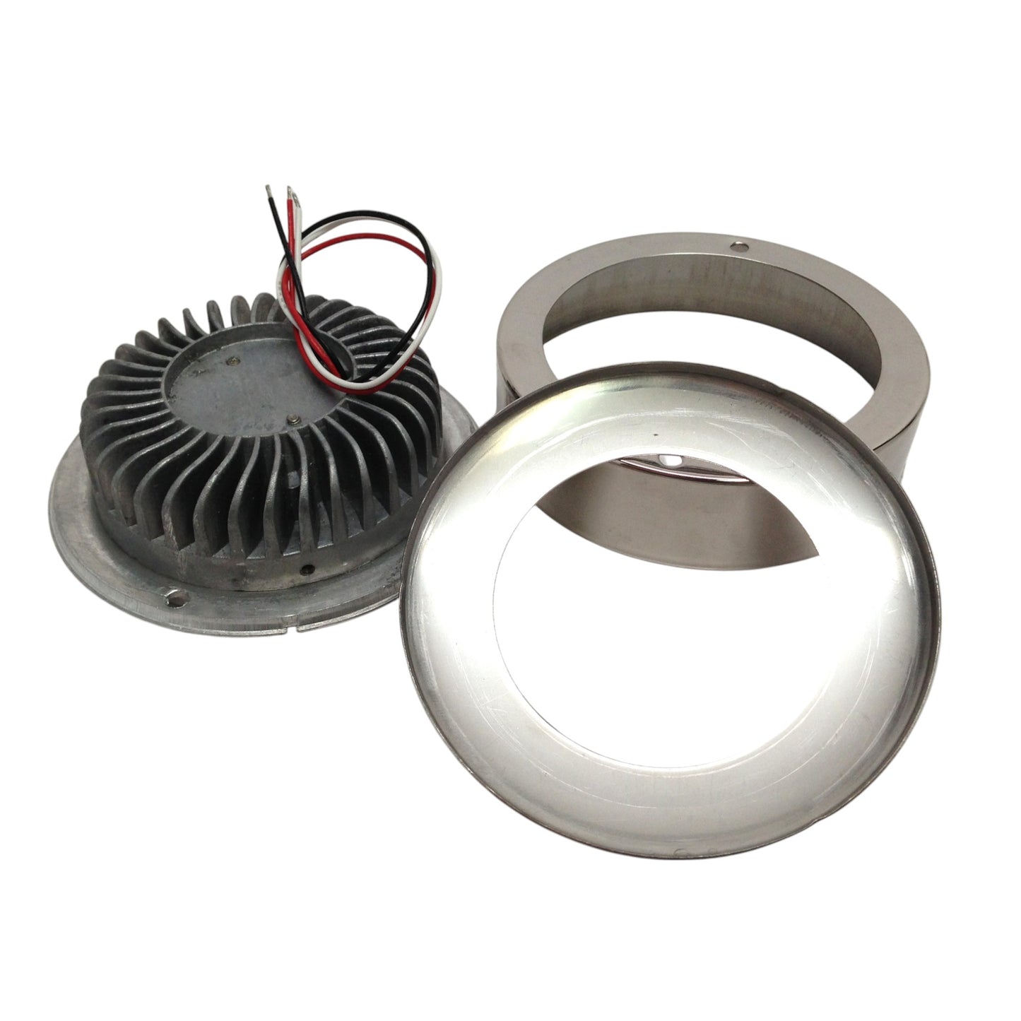 Pactrade Marine Boat LED Multi Color Ceiling Cool White & Red Dimmable Light Polished SS