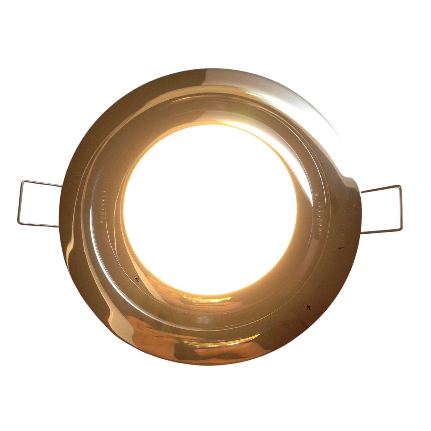 Pactrade Marine Boat LED Ceiling Light Flush Mount With Clips SS Rim Warm White