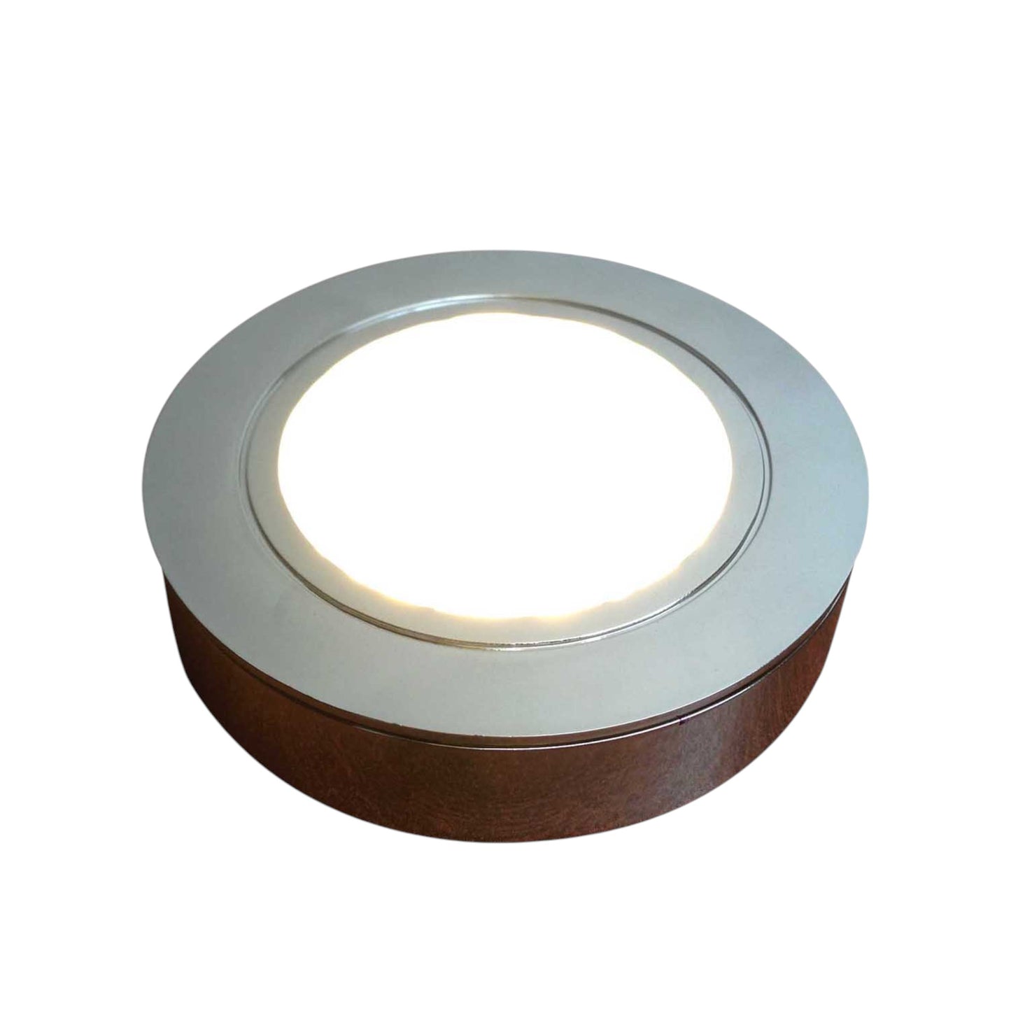 Pactrade Marine Boat LED Round Ceiling Light IP44 Waterproof Surface Mount Chrome Plated