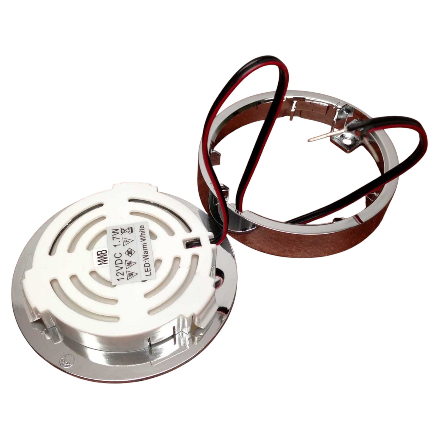 Pactrade Marine Boat LED Round Ceiling Light IP44 Waterproof Surface Mount Chrome Plated