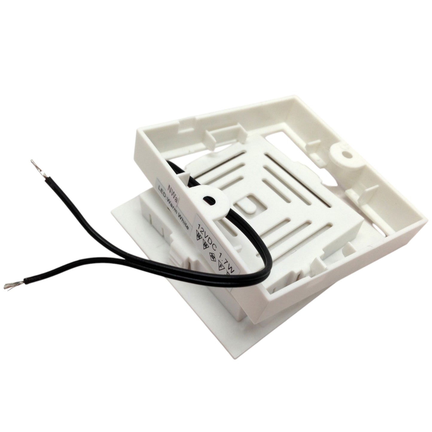 Pactrade Marine Boat LED Square Ceiling Light IP44 Waterproof Surface Mount 24 SMD, White