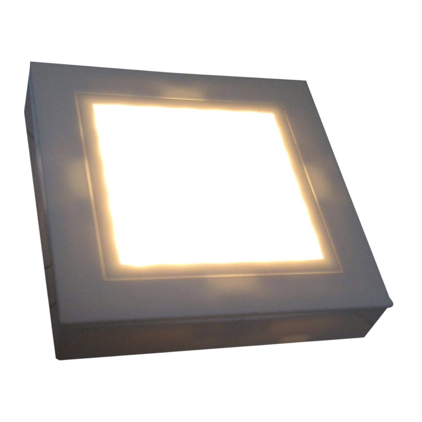 Pactrade Marine Boat LED Square Ceiling Light IP44 Waterproof Surface Mount 24 SMD, White