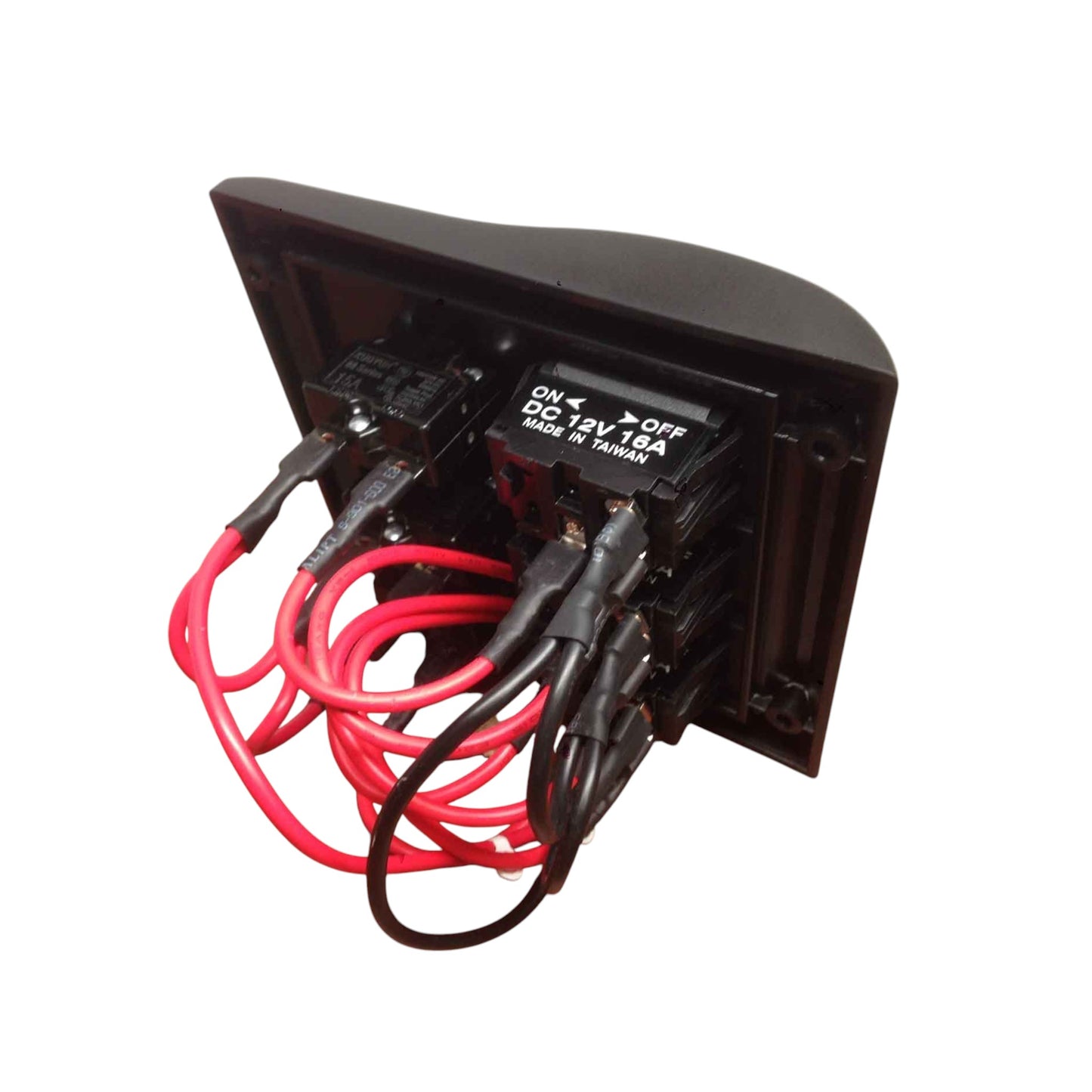 Pactrade Marine Boat 3 Gang Splashproof Switch Panel ODM Circuit Breaker with Caps