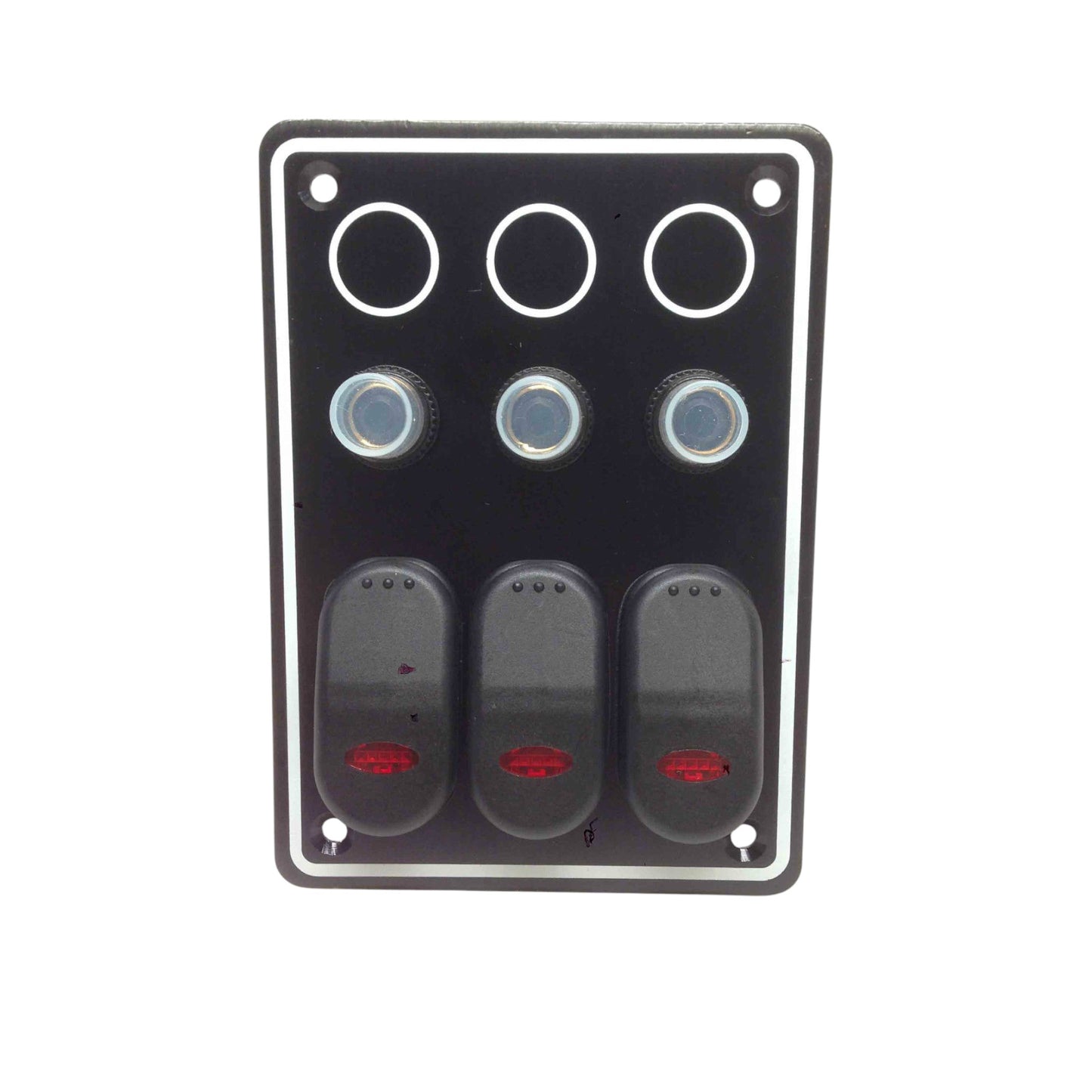 Pactrade Marine Boat 3 Gang Splashproof Switch Panel 12V ODM