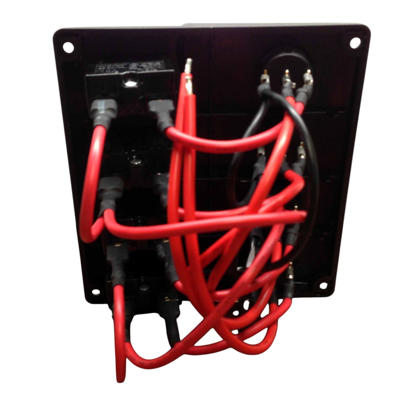 Pactrade Marine Boat IP65 Switch Panel 4 Gang No Fuse Circuit Breaker Wave Design