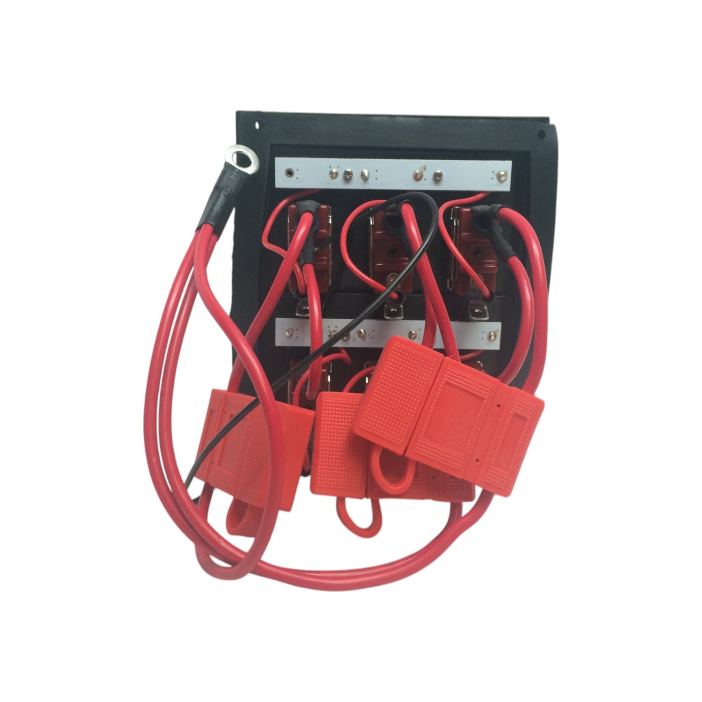 Pactrade Marine Boat 6 Gang Splashproof Switch Panel IP65 Fuses 15A x 3 LED Indicator