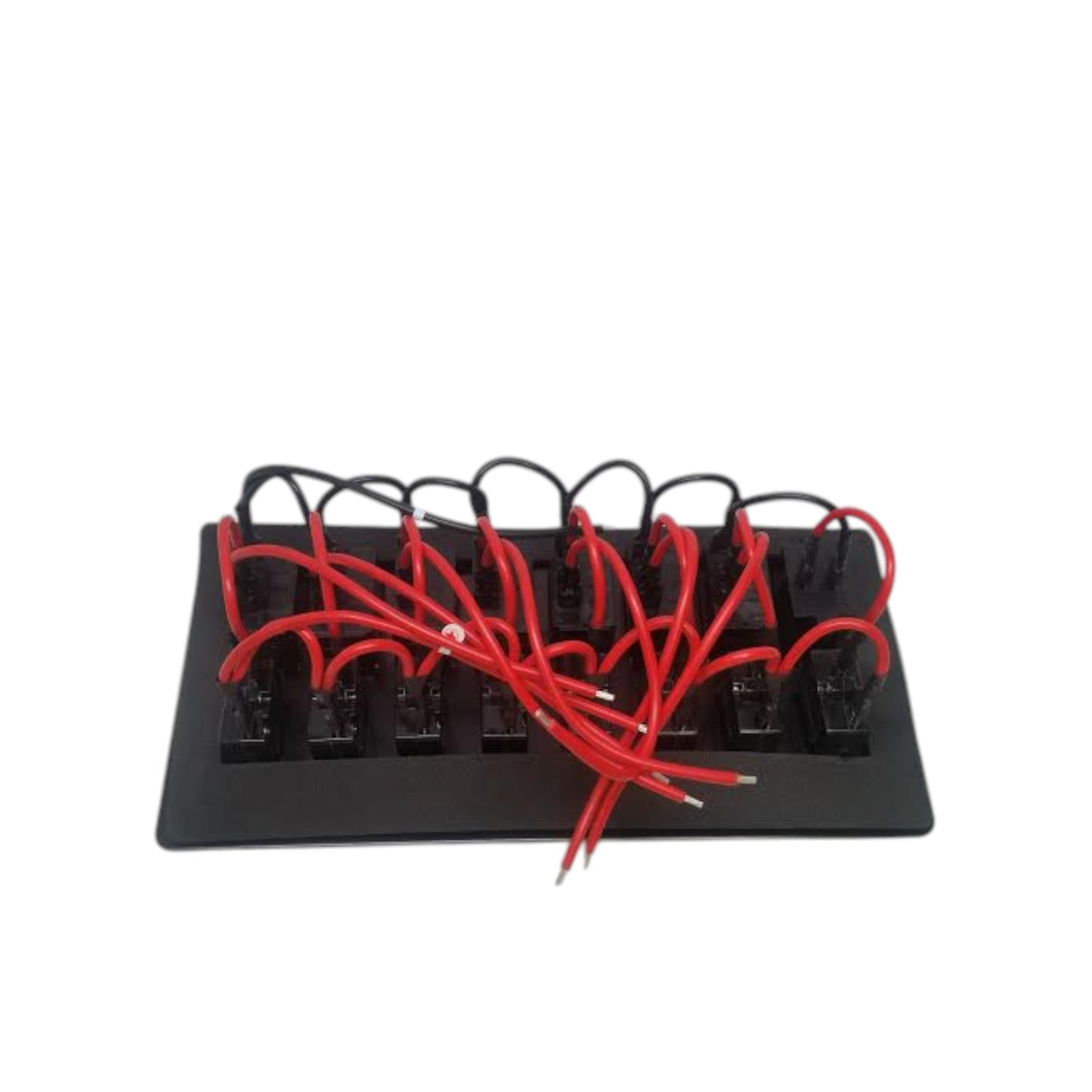 Pactrade Marine Boat 8 Gang Aluminum Switch Panel & USB Charger 4.5X9.5"