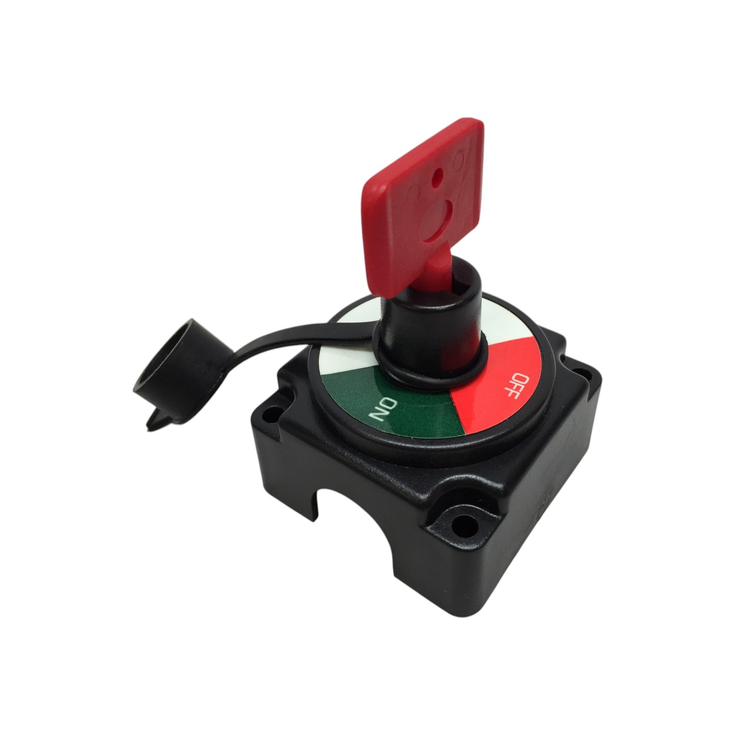Pactrade Marine Boat Mini Battery Switch Removable Pom Key Red Green Label 2P On-Off 12V