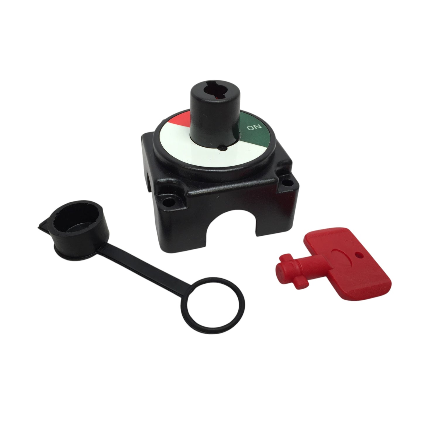 Pactrade Marine Boat Mini Battery Switch Removable Pom Key Red Green Label 2P On-Off 12V