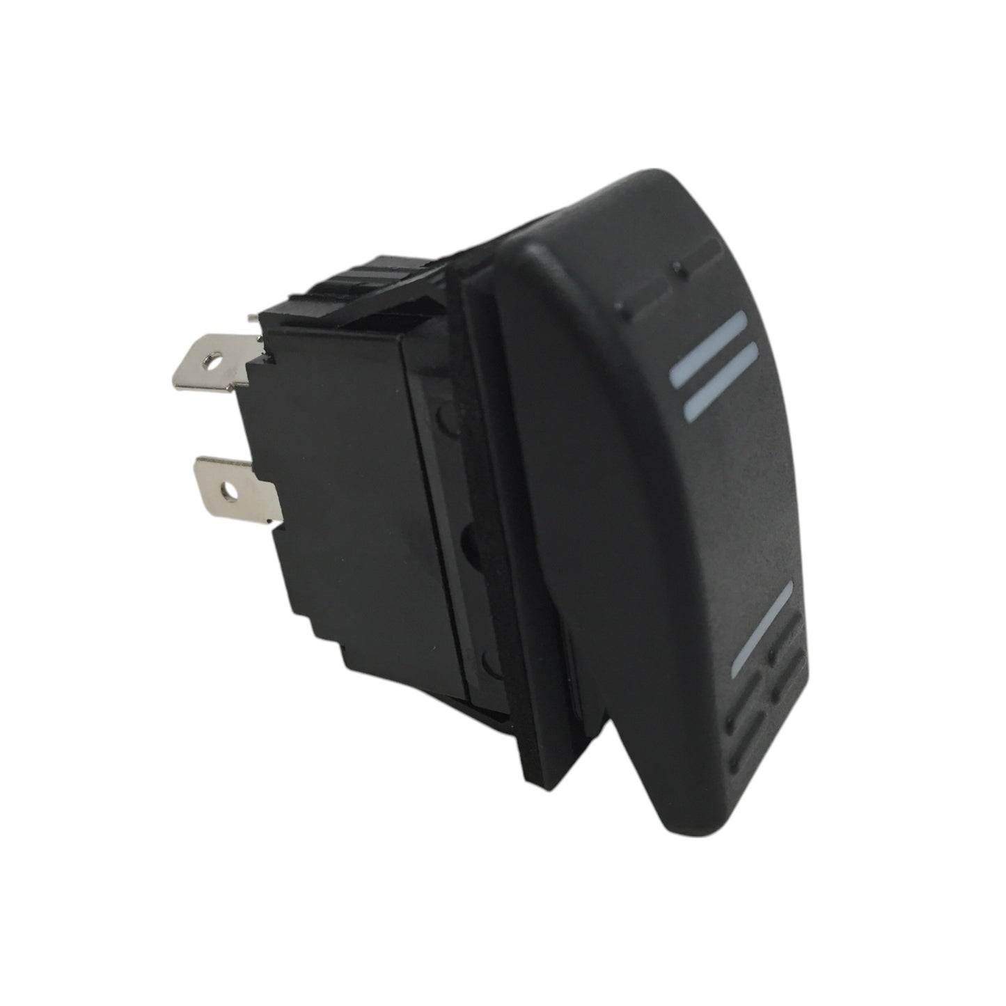 Pactrade Marine Boat RV Rocker Switch On-Off SPST 3 Pin 2 White LED Trailer Motorcycle