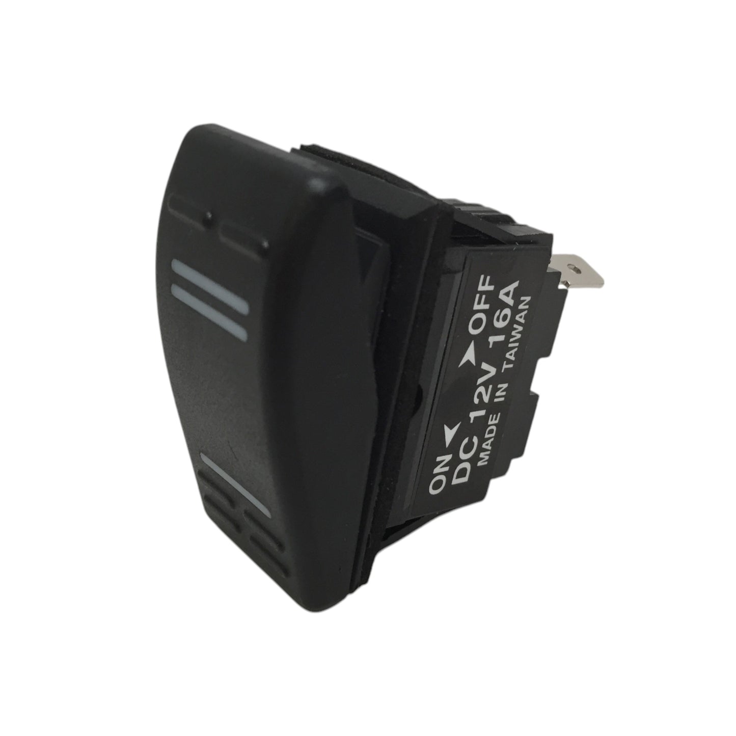 Pactrade Marine Boat RV Rocker Switch On-Off SPST 3 Pin 2 White LED Trailer Motorcycle