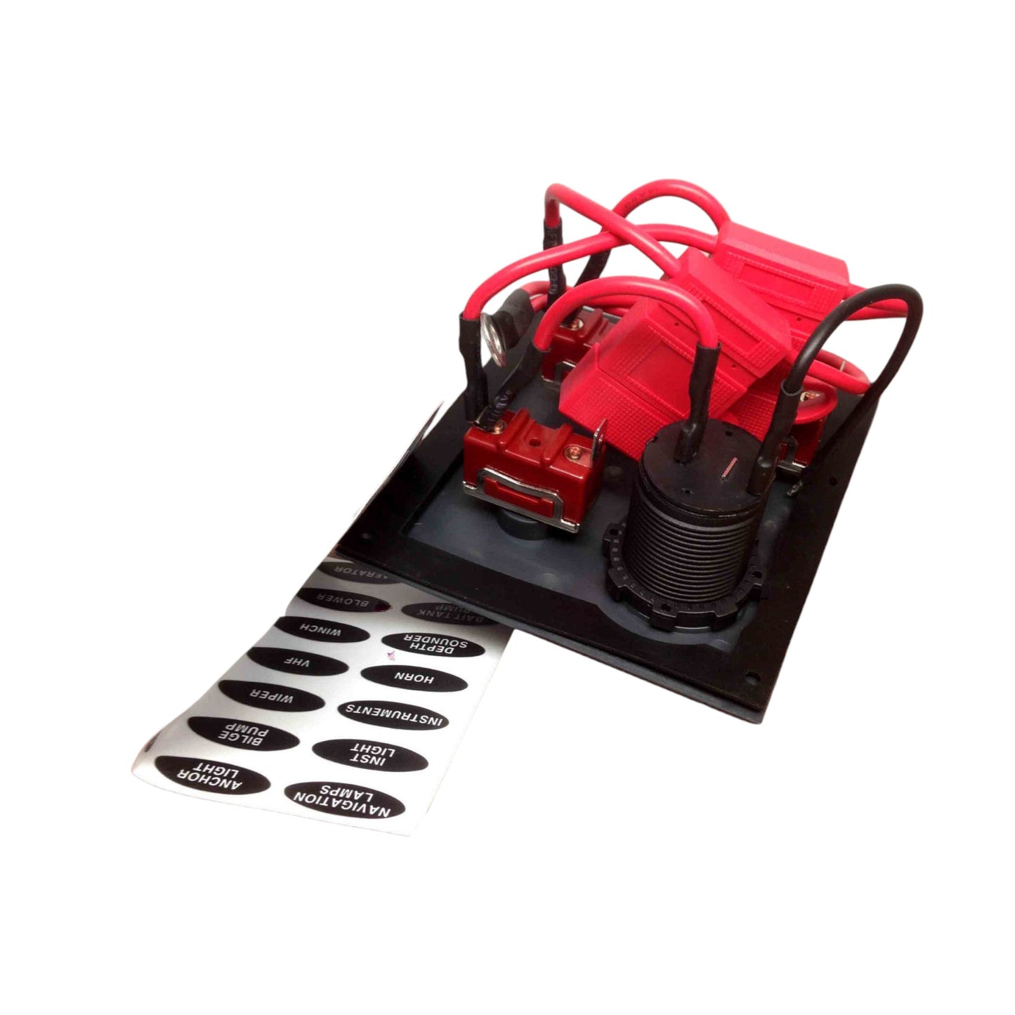 Pactrade Marine Boat 3 Gang Waterproof Switch Panel with Cigarette Socket