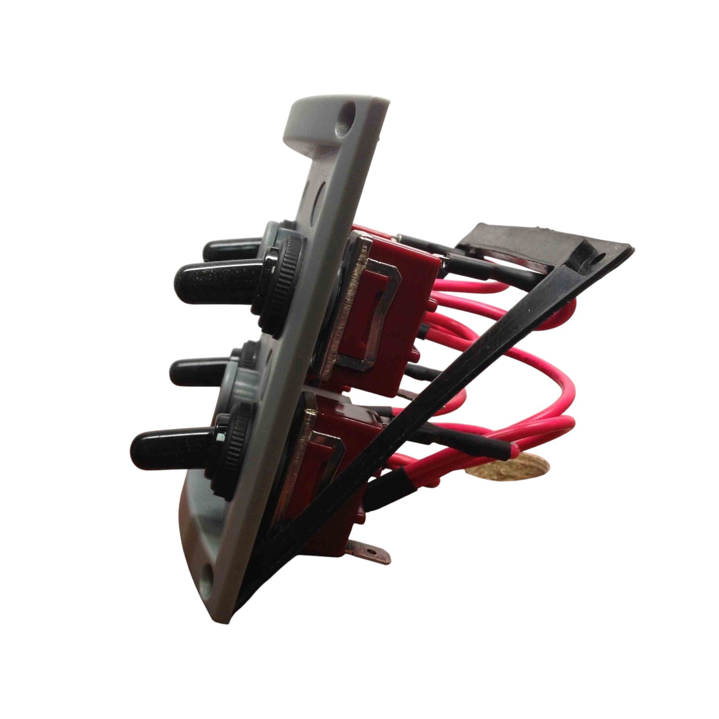 Pactrade Marine Boat 4 Gang Splash Proof Switch Panel with LED Indicator Light