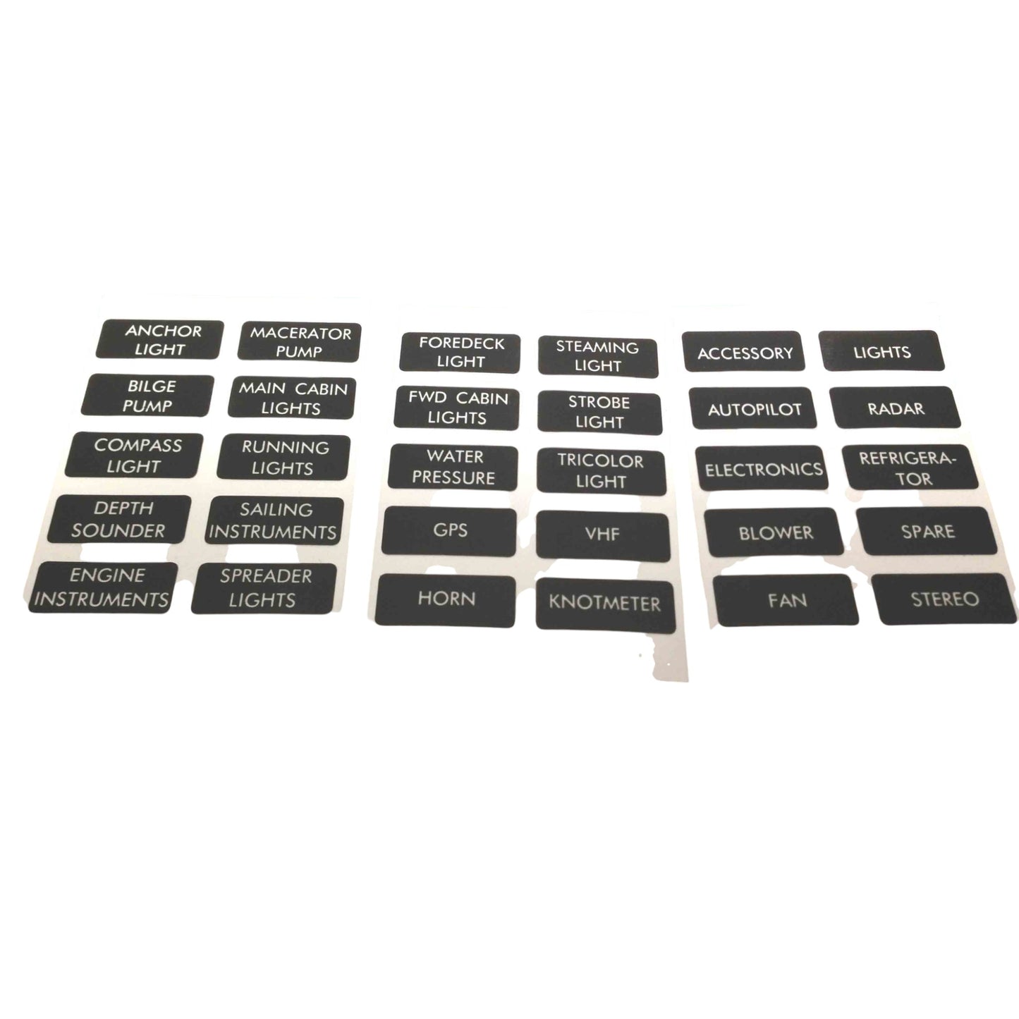 Pactrade Marine Boat 6 Gang Waterproof Horizontal Switch Panel Aluminum Plate 12VDC
