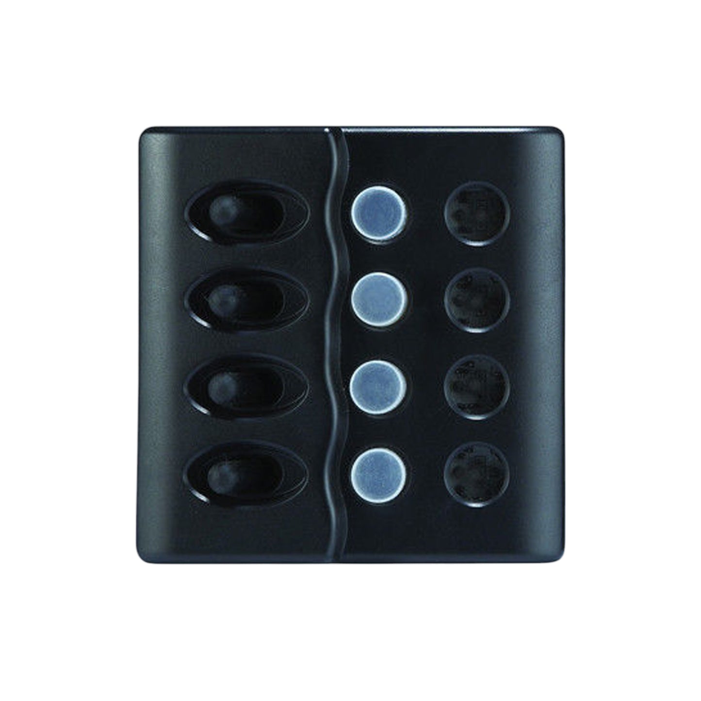 Pactrade Marine Boat 4 Gang Weather Deck Panel with LED Indicators