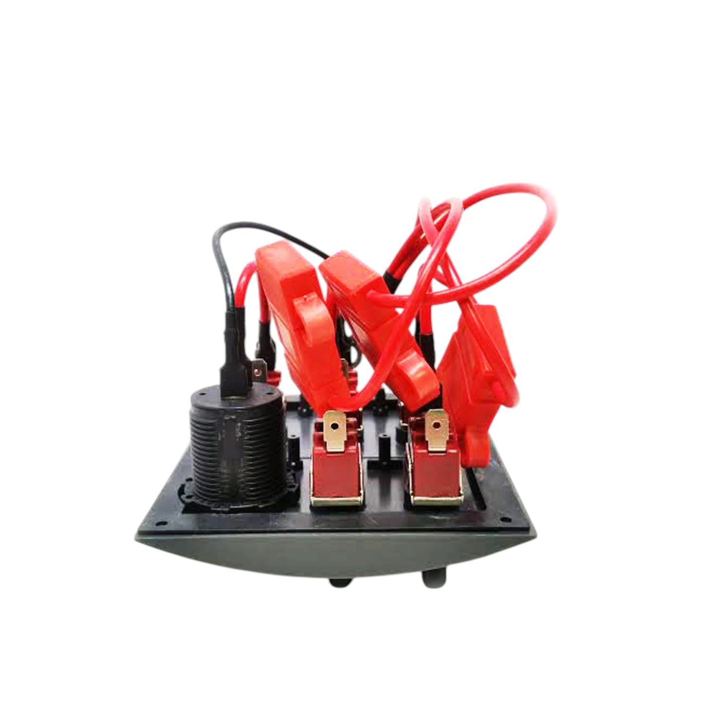 Pactrade Marine Splashproof Switch Panel W/ USB Charger LED 4 1/4 X 4 3/4"