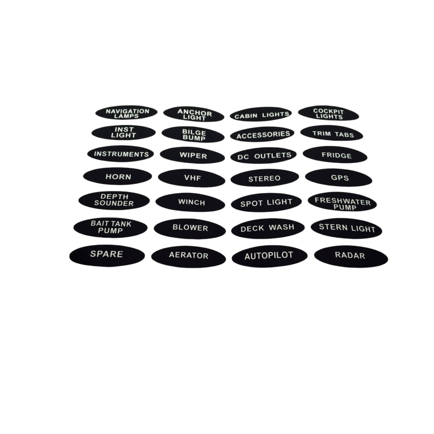 Pactrade Marine Boat 5 Gang Cigarette Socket Splashproof Switch Panel LED Indicator Light