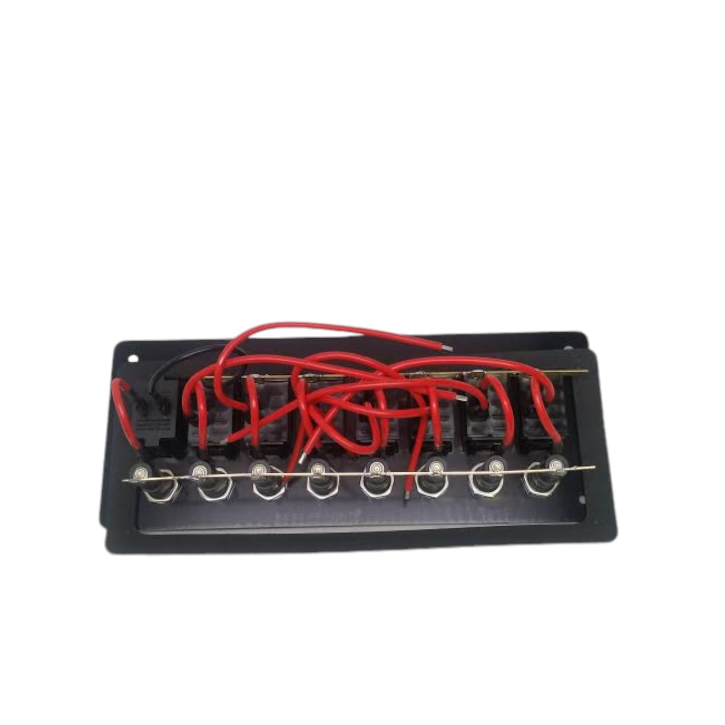 Pactrade Marine Boat 8 Gang Waterproof Switch Panel Aluminum Plate 12V DC 3.75" x 9.5"