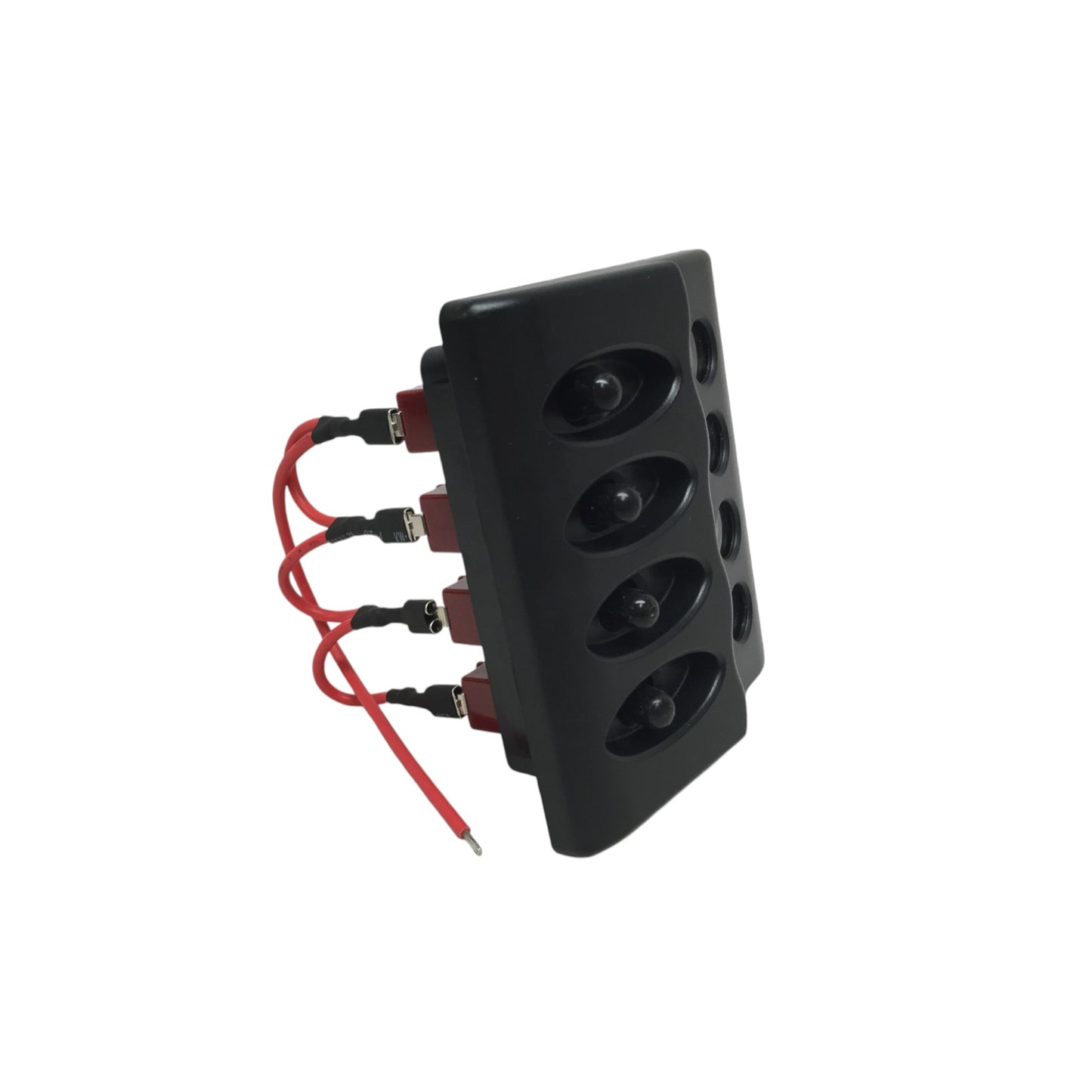 Pactrade Marine Boat 4 Gang Waterproof Switch Panel ABS 12V DC 3.8"X4.3"X1.4" UL Approved