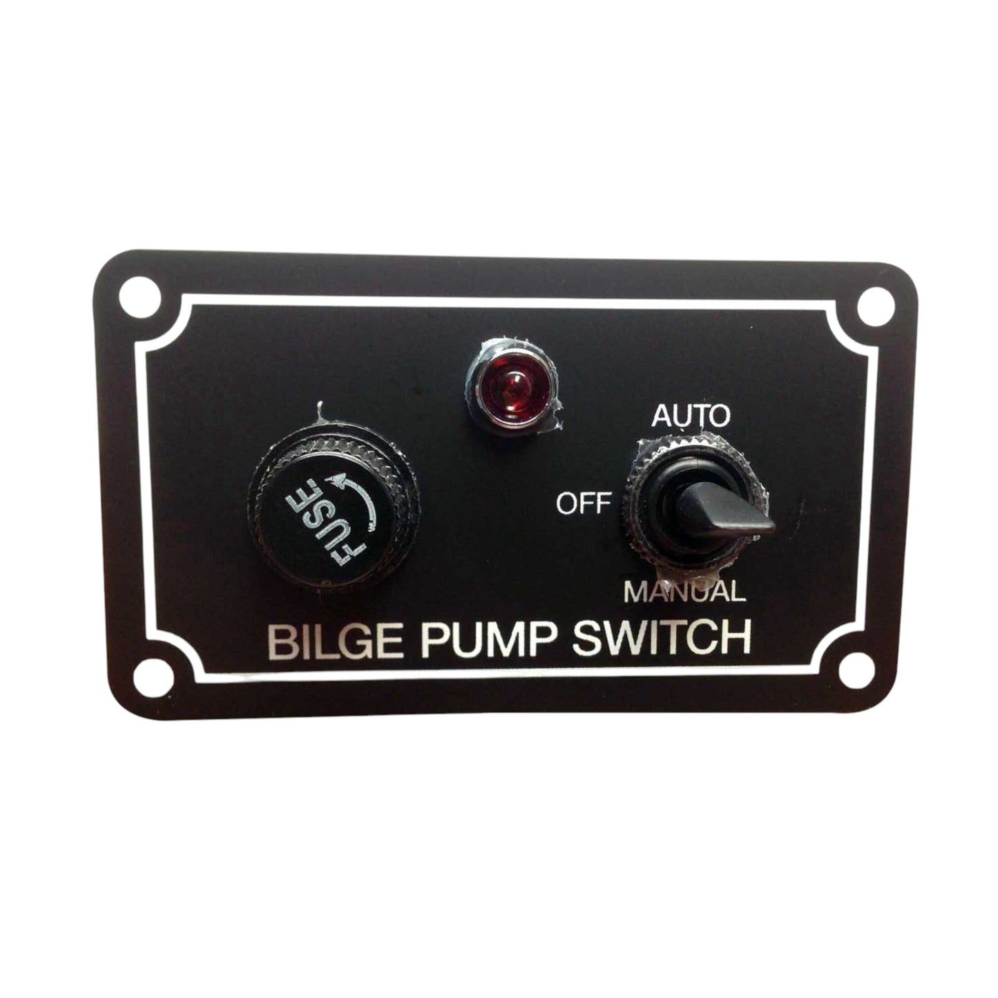 Pactrade Marine Boat Bilge Pump Switch Aluminum Plate 3 Way Auto Off Manual Spring Return