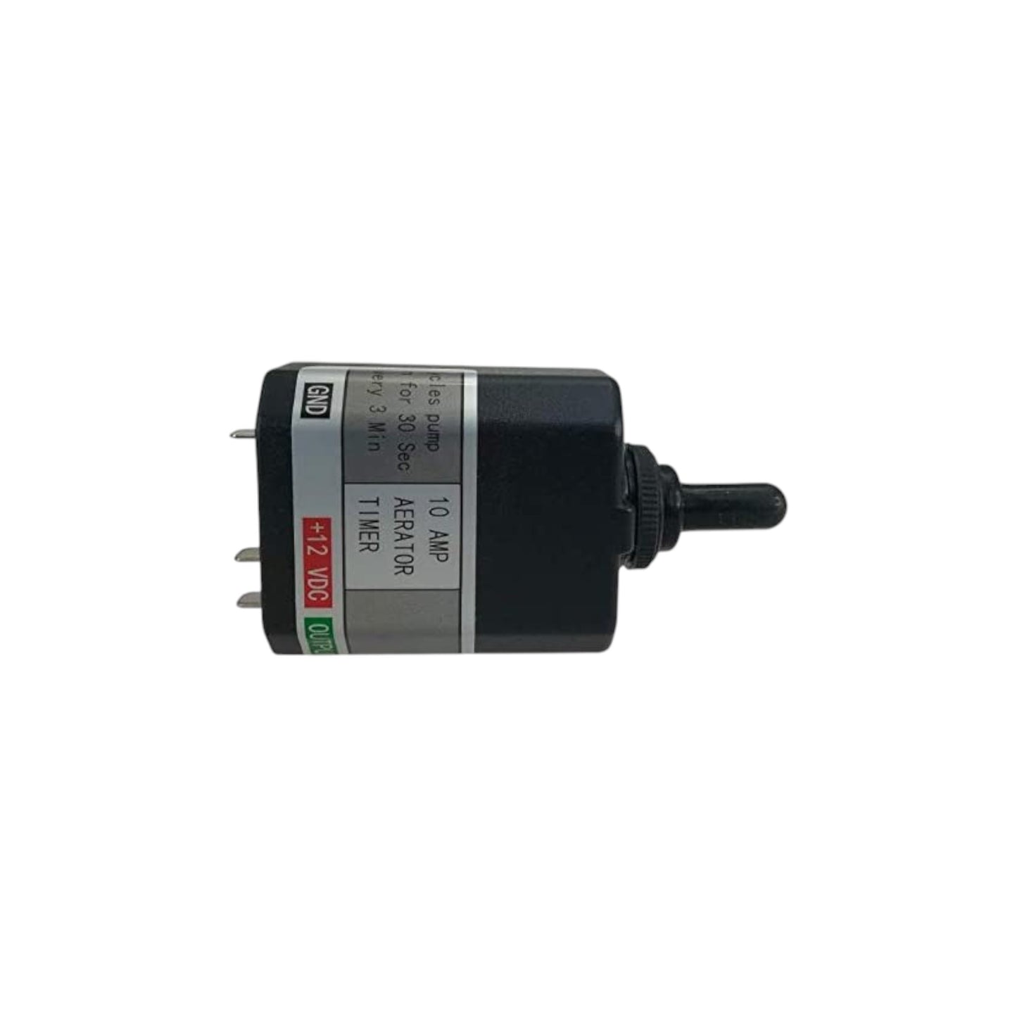 Pactrade Marine Boat Aerator Livewell Timer 10Amp 3Position Toggle 30Sec/3Mins.