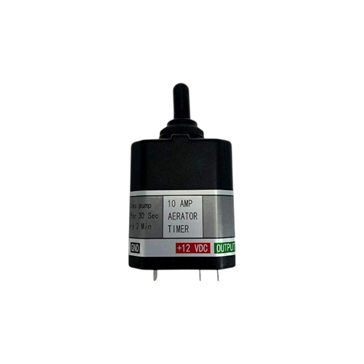 Pactrade Marine Boat Aerator Livewell Timer 10Amp 3Position Toggle 30Sec/3Mins.