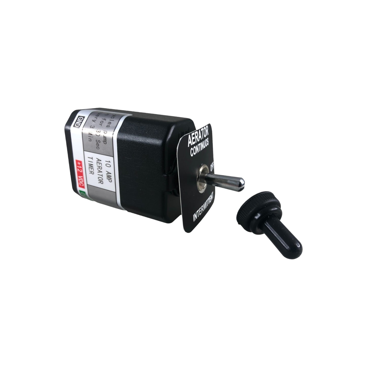 Pactrade Marine Boat Aerator Livewell Timer 10Amp 3Position Toggle 30Sec/3Mins.