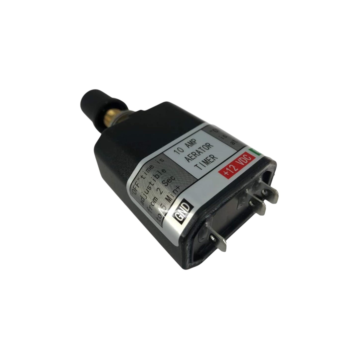 Pactrade Marine Variable/Adjustable/Selectable Cycle Time Fish Livewell Aerator Timer Switch Pump 12V for Boat Aerator Timer 10A