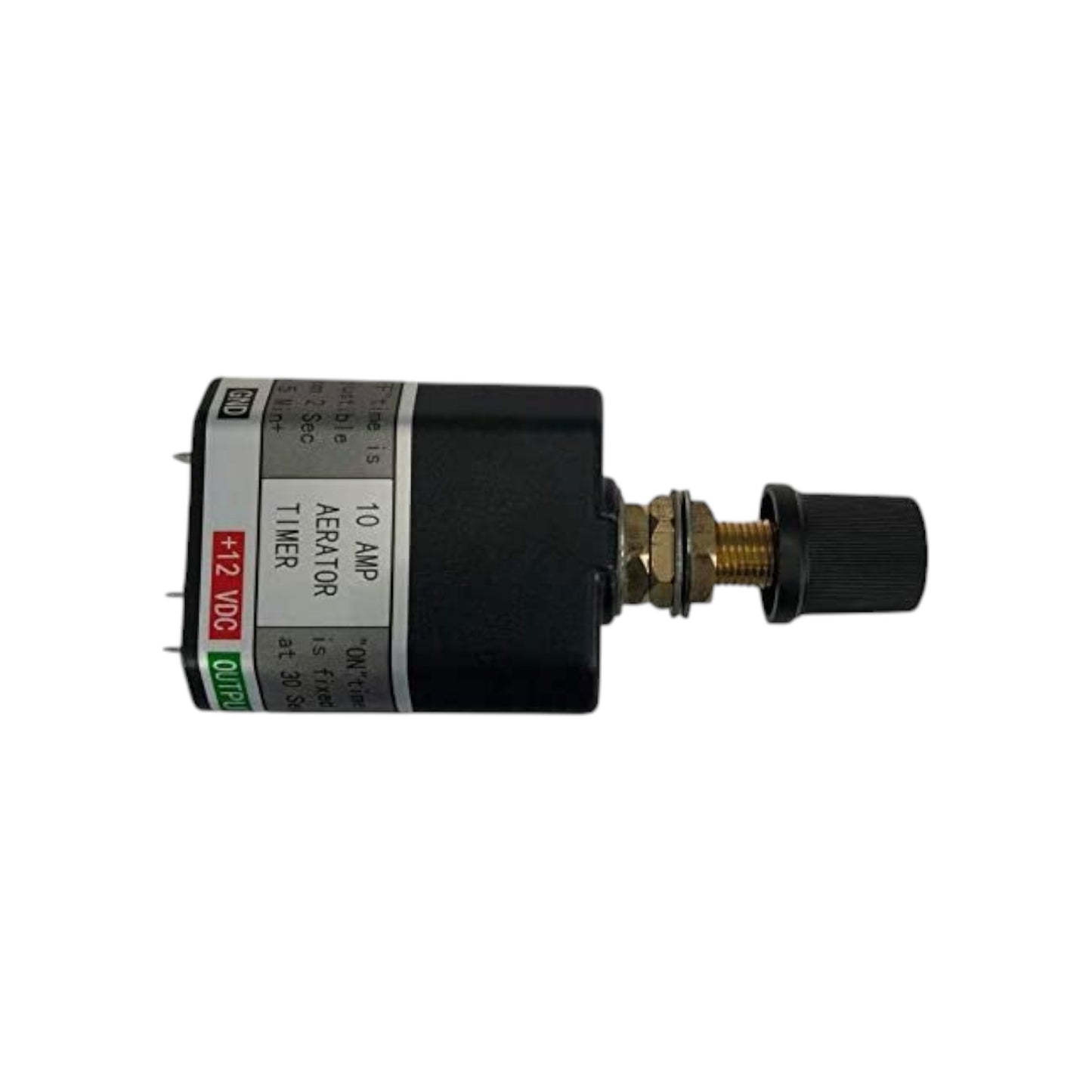 Pactrade Marine Variable/Adjustable/Selectable Cycle Time Fish Livewell Aerator Timer Switch Pump 12V for Boat Aerator Timer 10A
