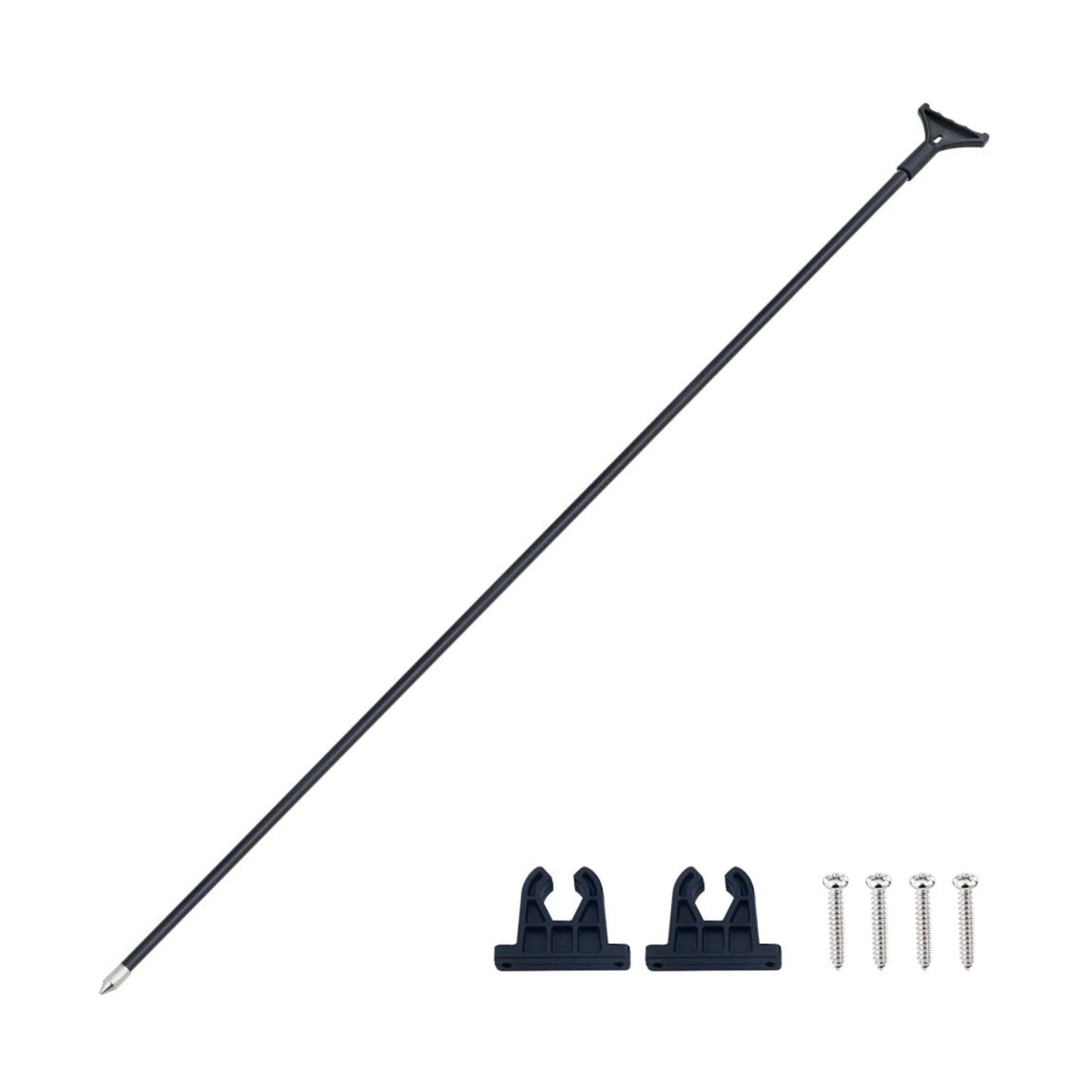 Pactrade Marine Push Pole for Boat - 7-Foot Heavy-Duty Steel Tip - Anchor Pole for Boat ing Kayaking Angling - Stand Assist, Stealth, Precision - Kayak Accessories