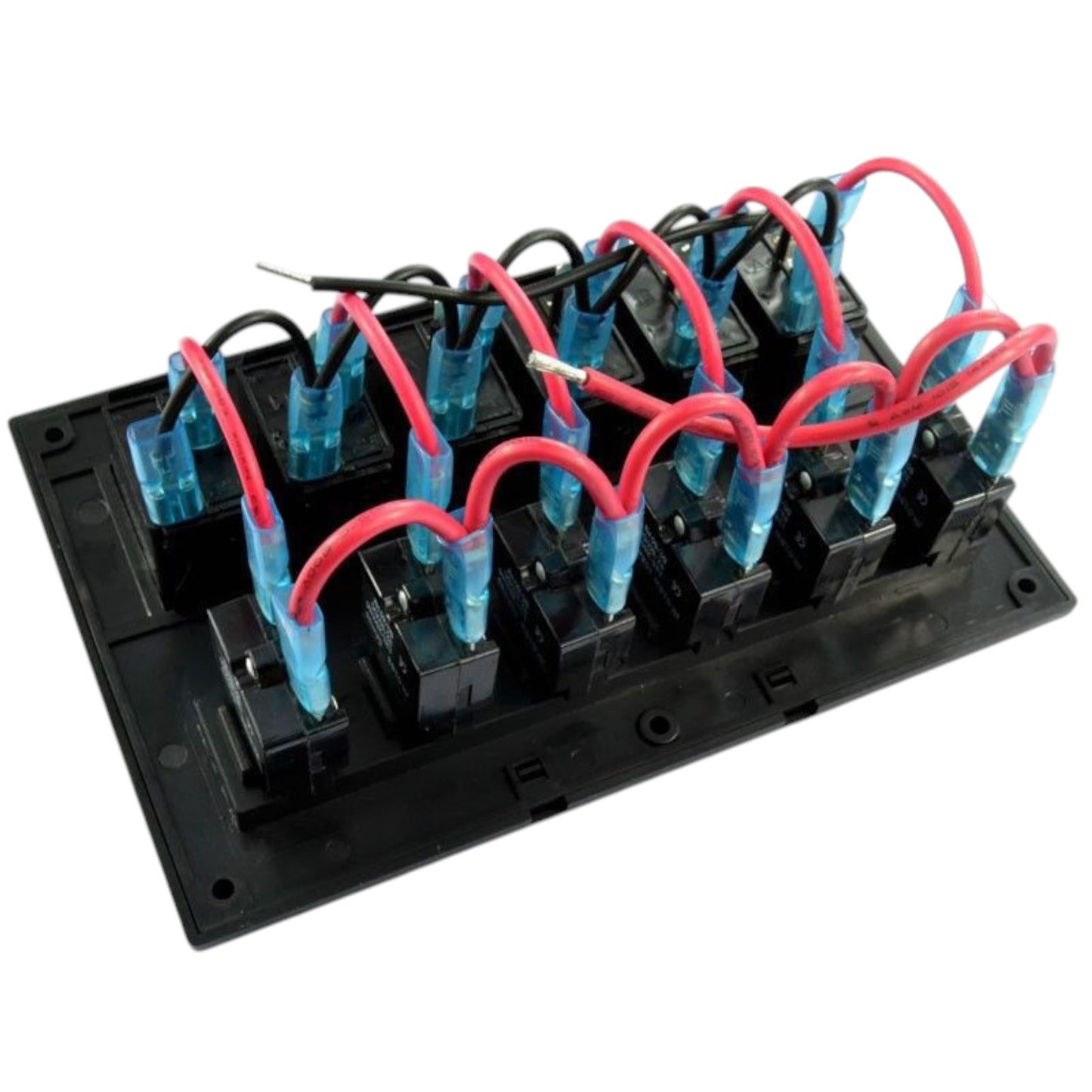 6 Gang Pactrade Marine Boat Rocker Switch Panel Circuit Breaker LED Indicator