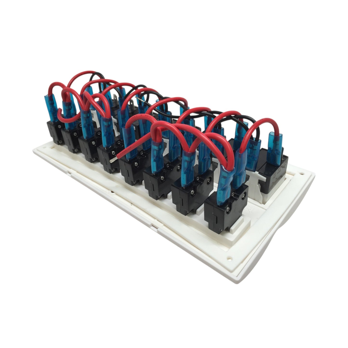 Pactrade Marine 8 Gang Blue LED Indicator Rocker Circuit Breaker