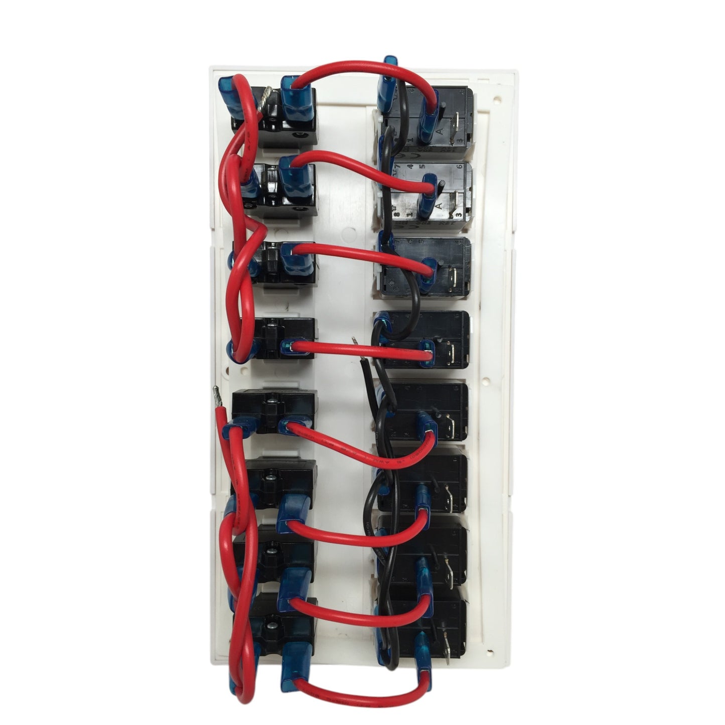 Pactrade Marine 8 Gang Blue LED Indicator Rocker Circuit Breaker