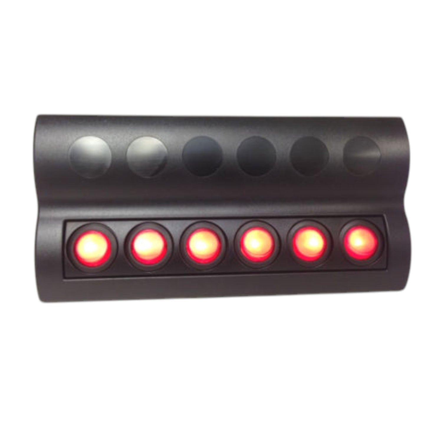 Pactrade Marine Boat Splashproof Switch Panel 6 Gang Circuit Breaker LED Indicator Rocker