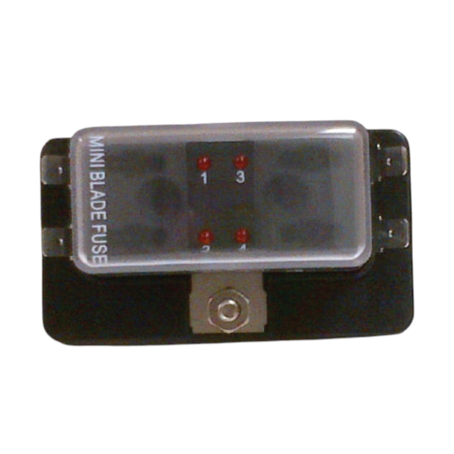 Pactrade Marine Mini Blade Fuse Block Holder with LED Indicator Marine Boat 4 Gang New Patent