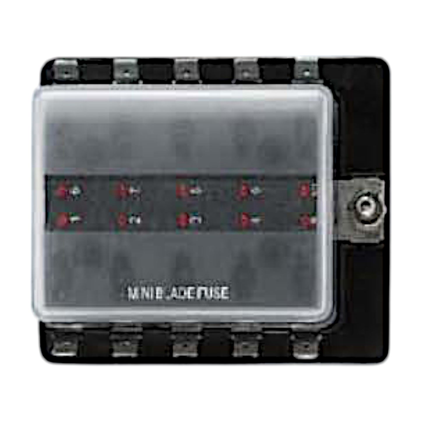 Pactrade Marine Mini Blade Fuse Block Holder LED Indicator Marine Boat 10 Gang US Patent 6775148