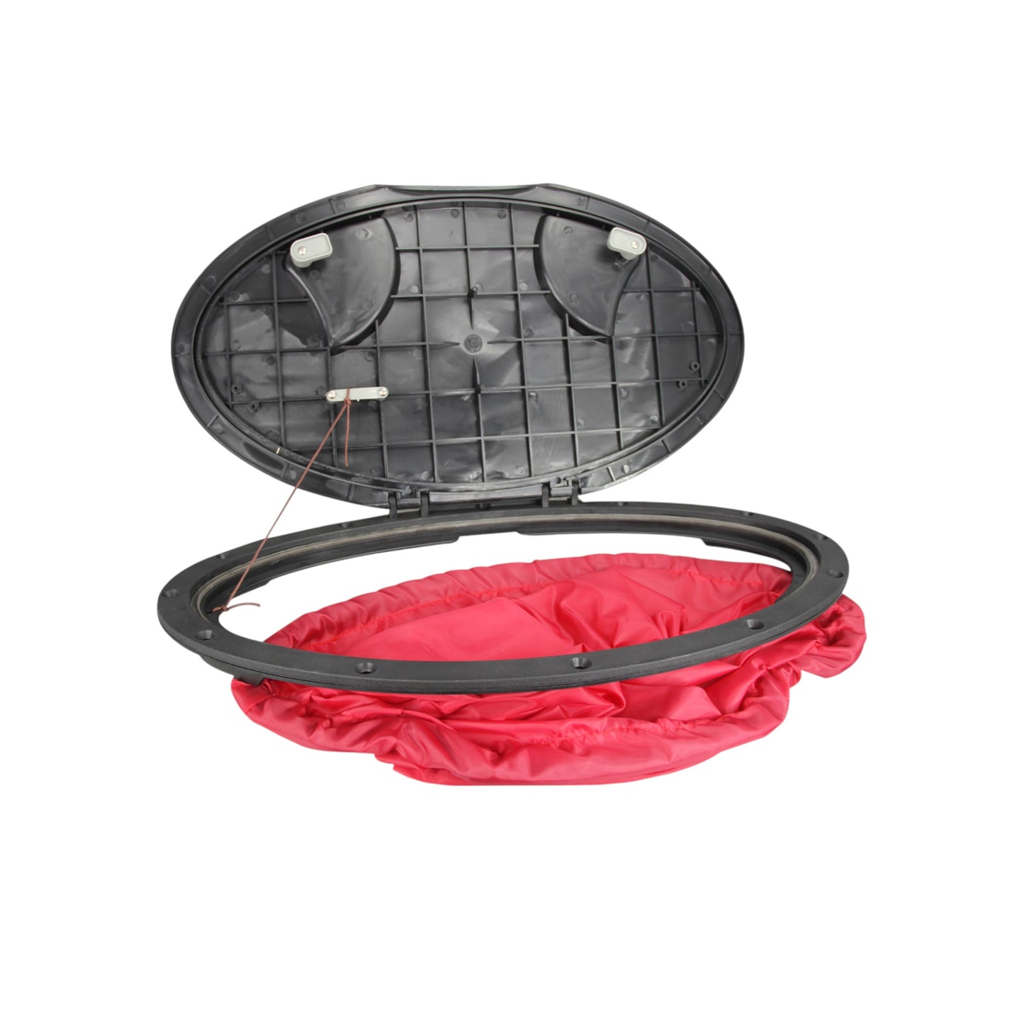Pactrade Marine Boat Kayak Canoe Fishing Rigging Sailing Heavy Duty 20'' Waterproof Hatch Deck Plate Kit Cover w/Storage Bag