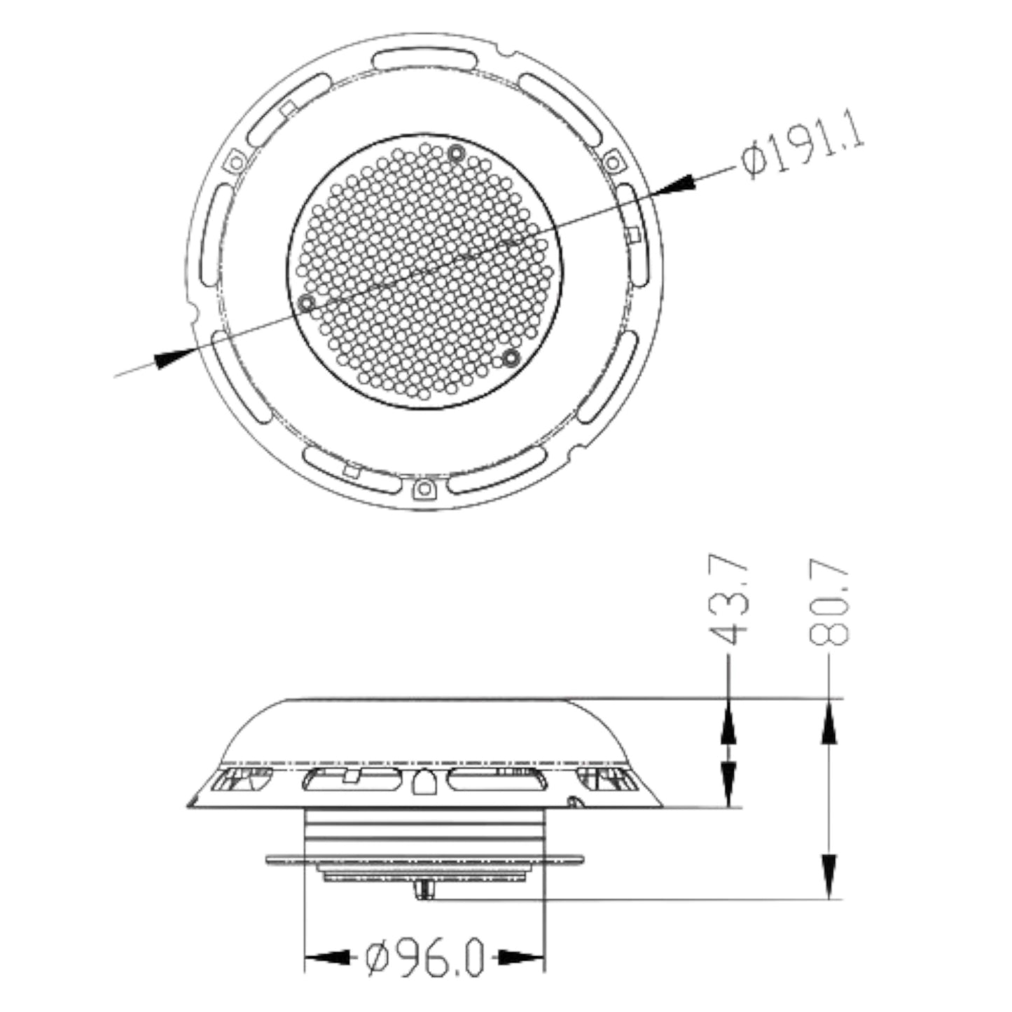 Pactrade Marine Boat 700CU FT Solar Powered 24 Hours Ventilator Rechargeable Battery