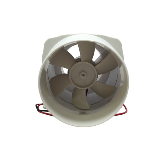 Pactrade Marine High Performance White In Line Bilge Blower 12V 230CFM 10Amp 15A Fuse