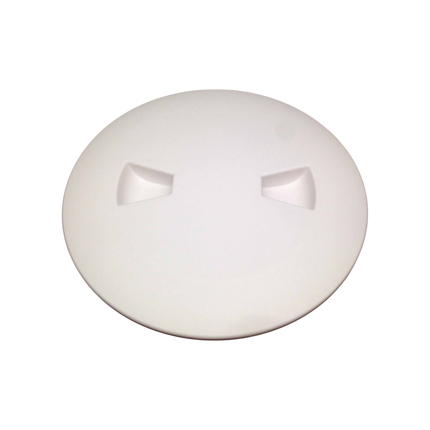 Pactrade Marine Boat White Plastic Deck Plate 4"D Waterproof Inspection Bayonet Type