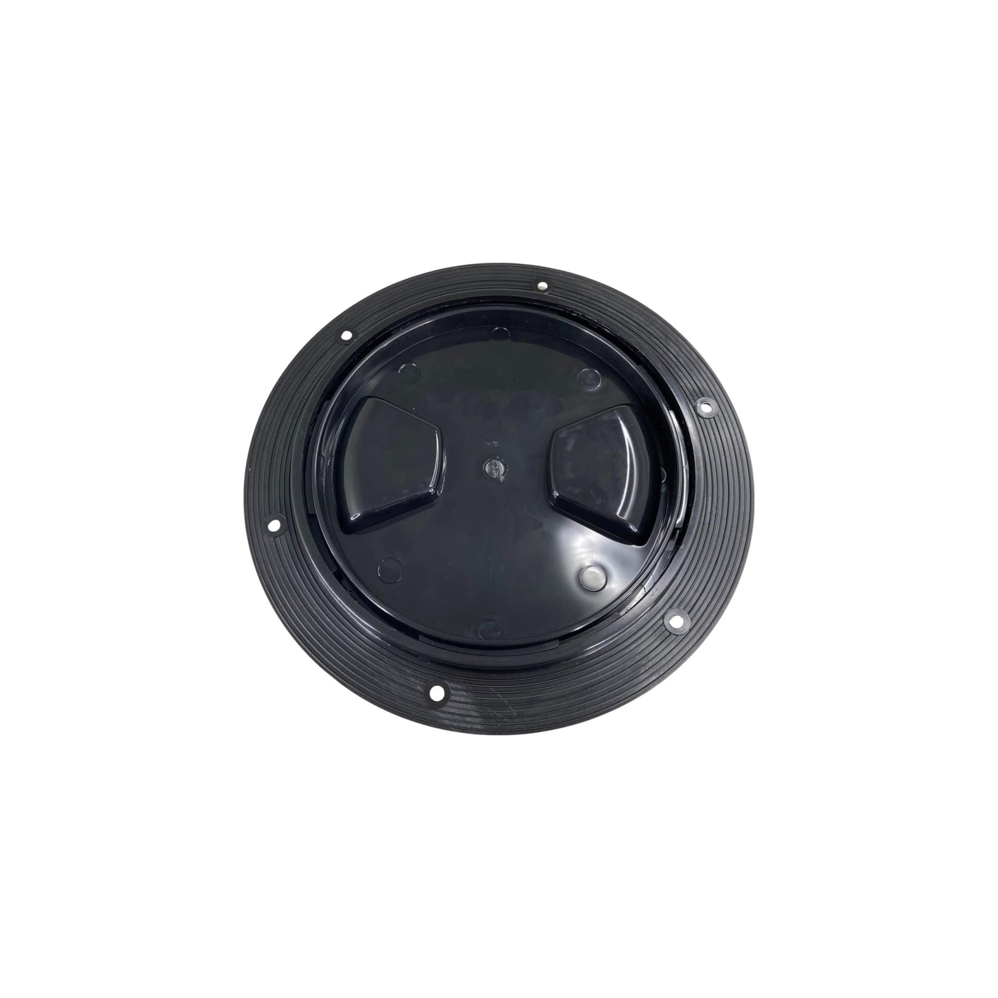 Pactrade Marine Boat Black Plastic Deck Plate 4" D Waterproof Inspection Bayonet Type