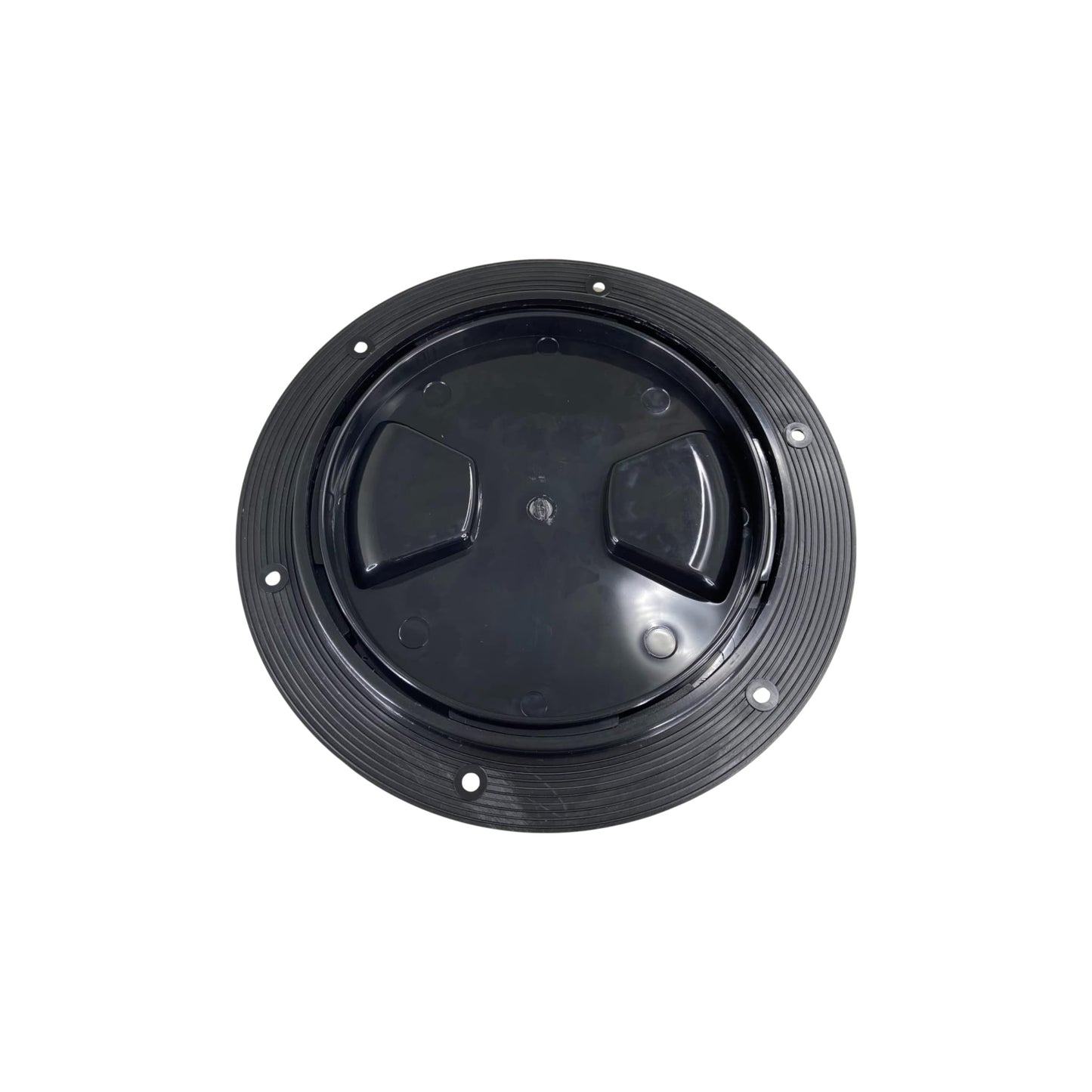 Pactrade Marine Boat Black Plastic Deck Plate 5" D Waterproof Inspection Bayonet Type