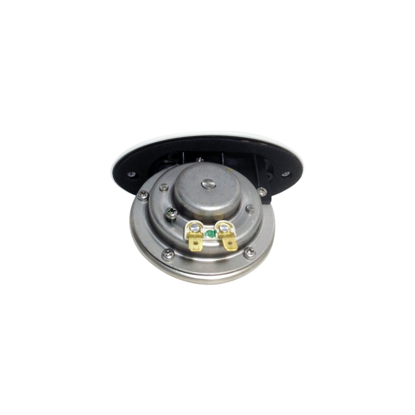 Pactrade Marine Boat SS304 Compact Drop-in Hidden Electric Horn 1 White 1Silver