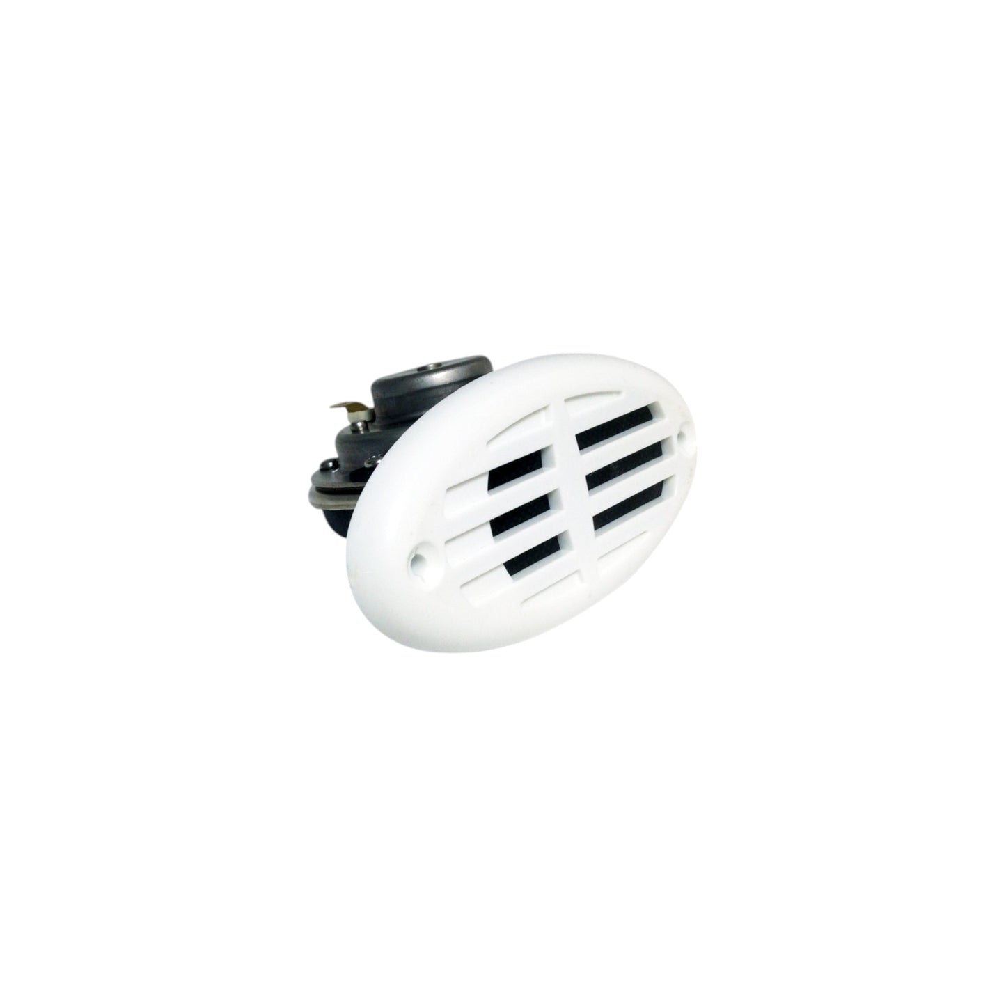 Pactrade Marine Boat SS304 Compact Drop-in Hidden Electric Horn 1 White 1Silver