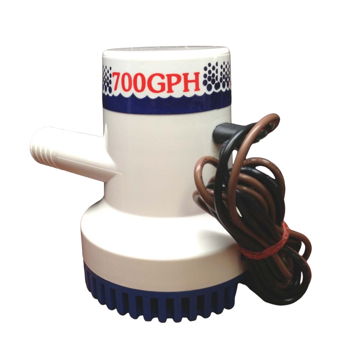 Pactrade Marine Boat 700 GPH ABS Manual Bilge Pump 12V Straight hose Adaptor 3/4" Hose