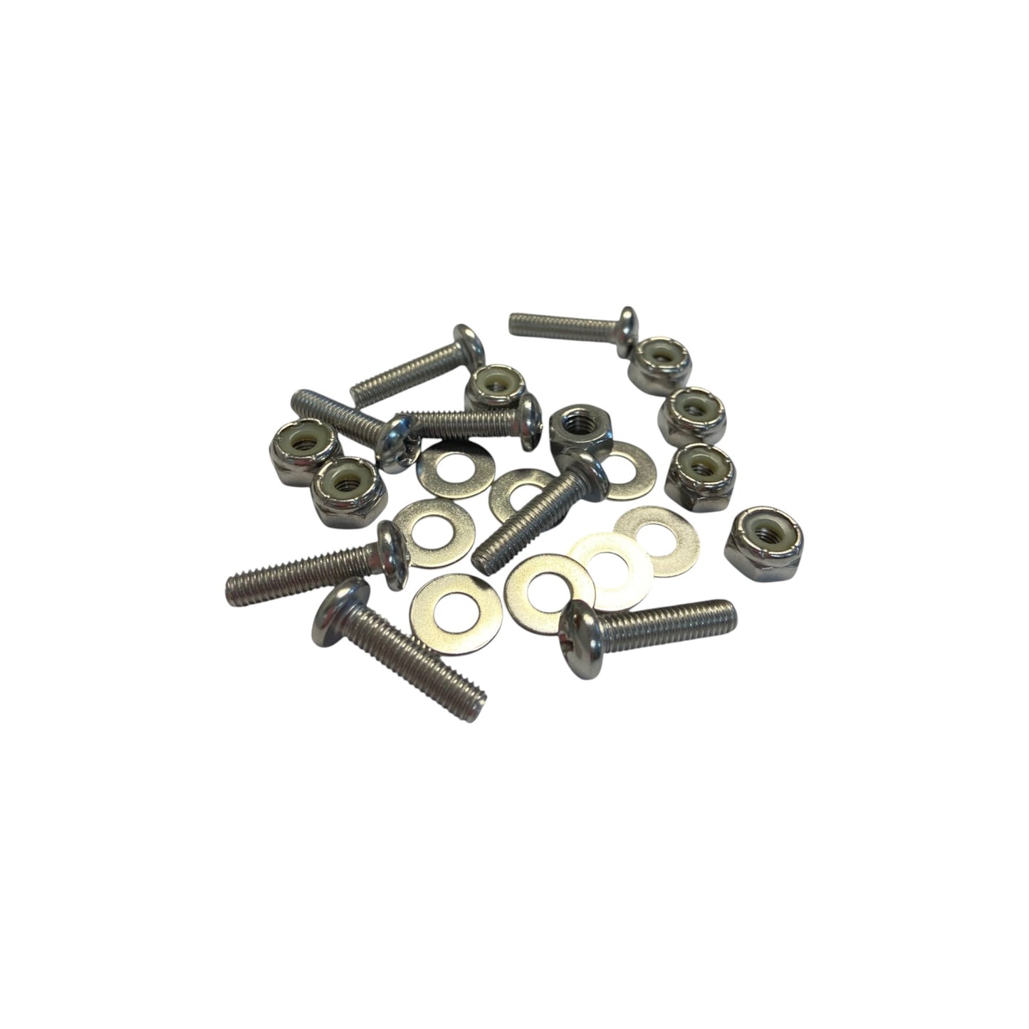 Pactrade Marine 8 PC Set Stainless Steel Nuts Screws Washers For Kayaks Canoes Hardware