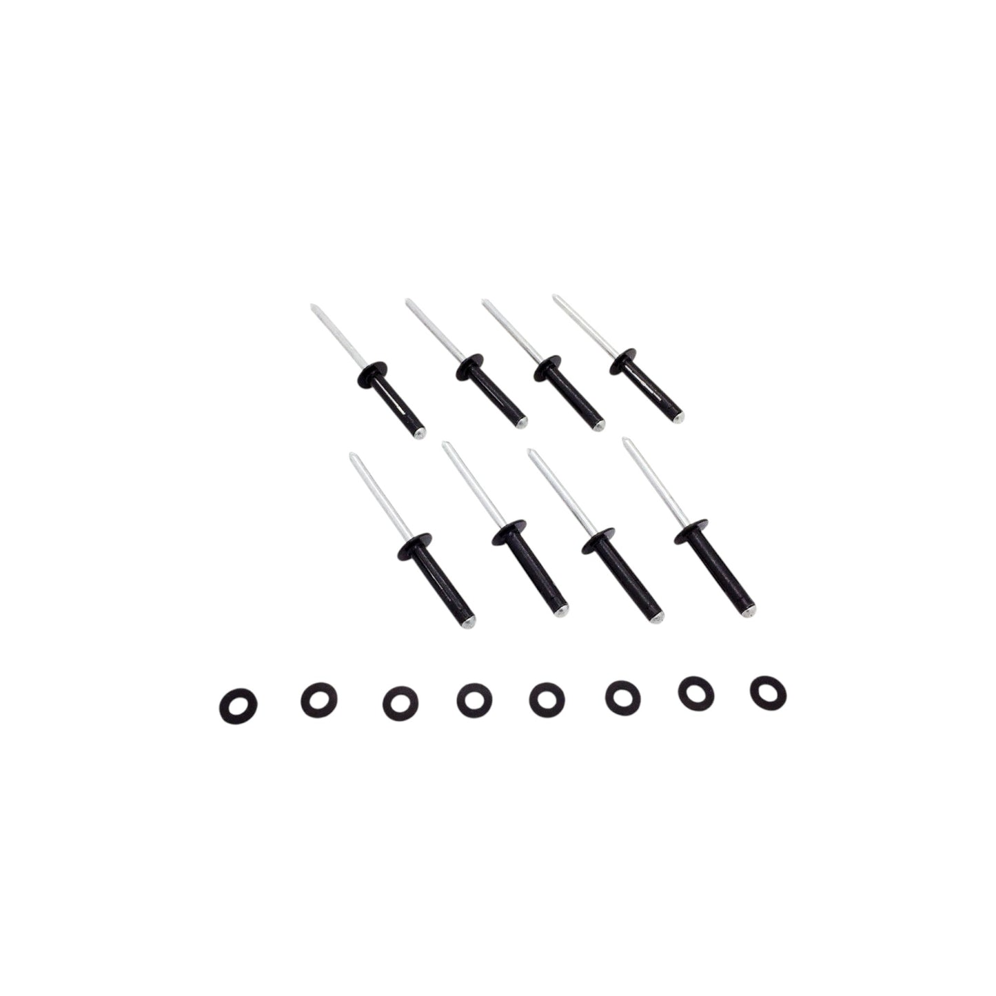 Pactrade Marine Durable Rubber Handles For Kayak Canoe or Luggage With Aluminum Rivets Set of 2